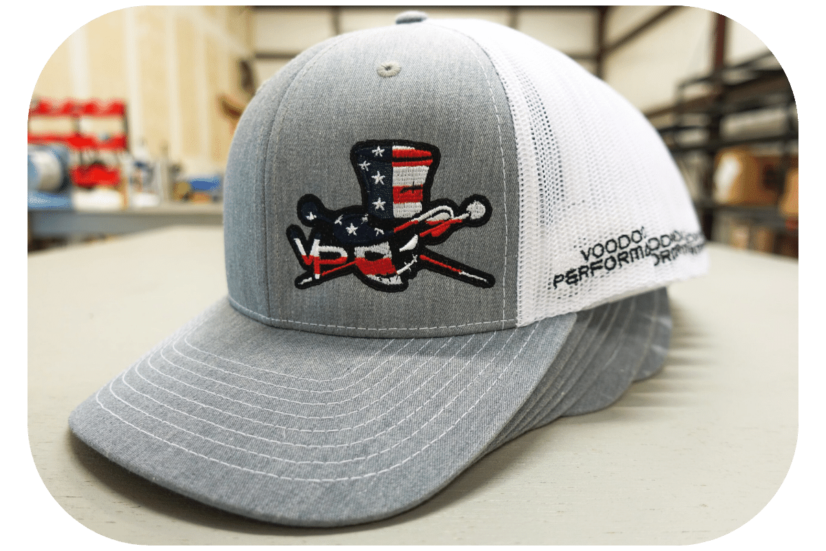 Hat sample of embroidery work